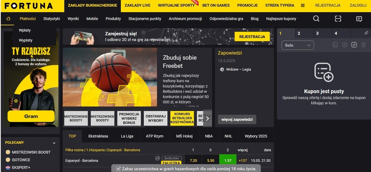 Fortuna Homepage