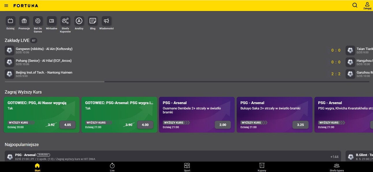 Fortuna Homepage
