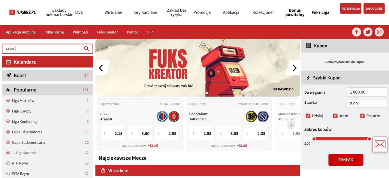 Fuksiarz Homepage 