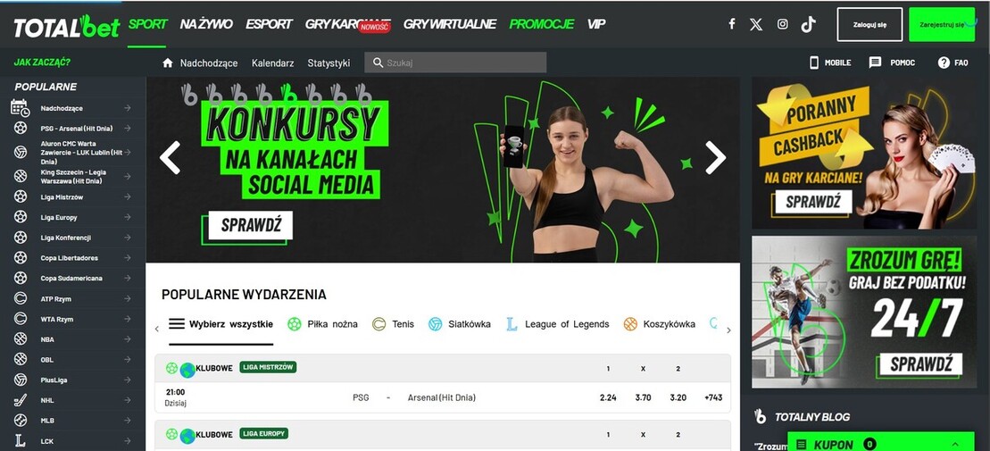 Totalbet Homepage 