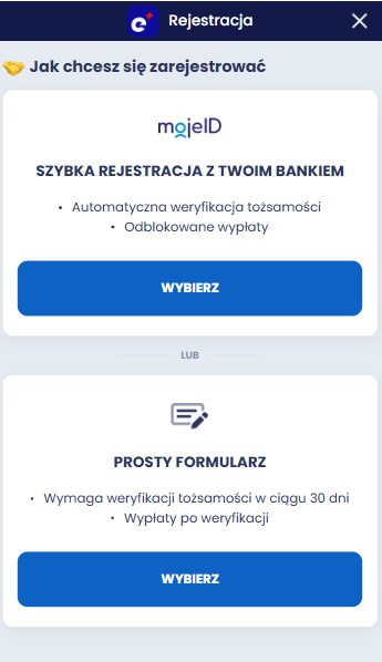Rejestracja Etoto 